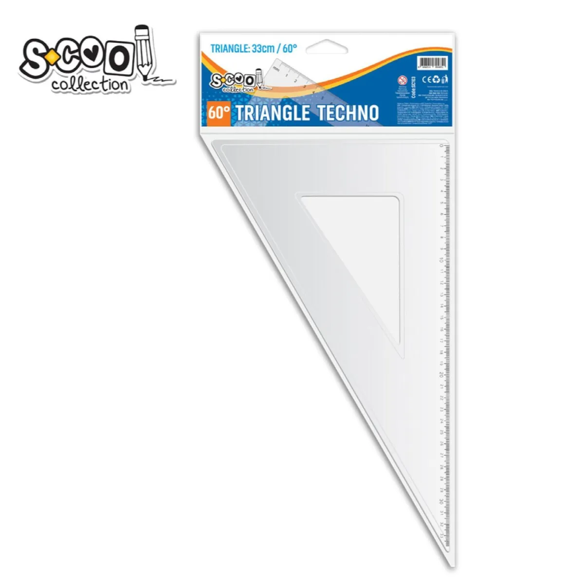 S-COOL Trougao tehno 60/34 sc103