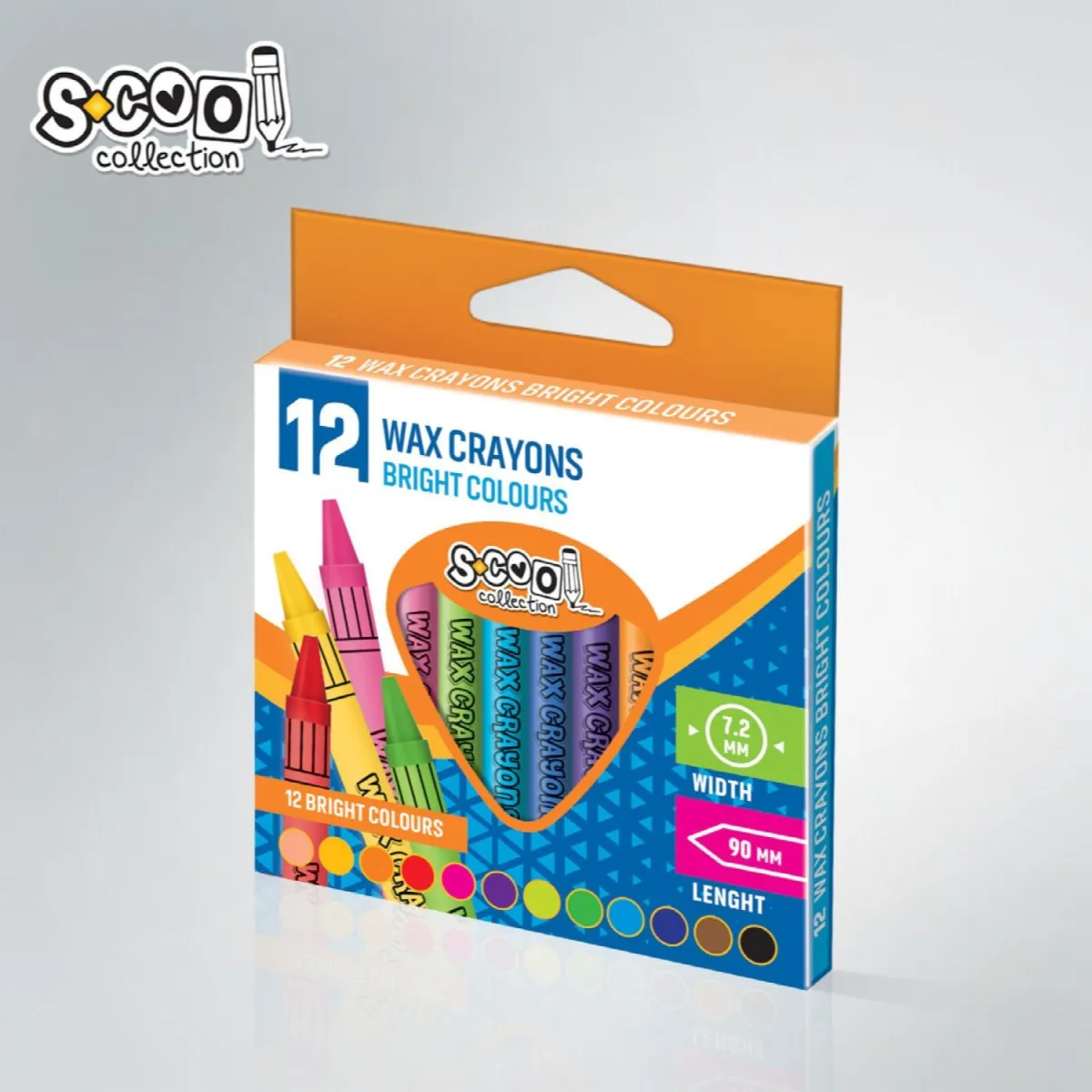 S-COOL Voštane bojice SC016, set 1/12