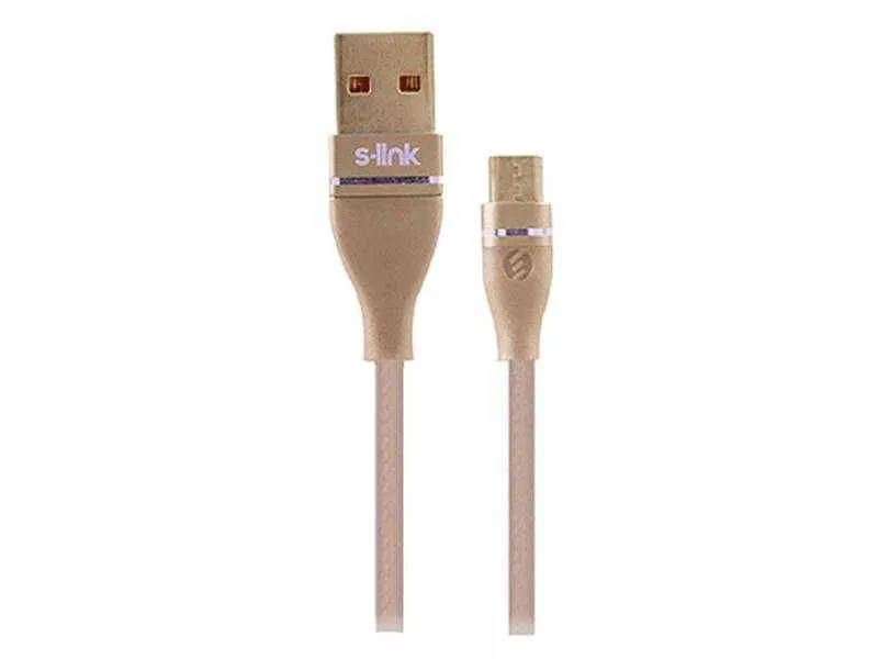 S-LINK Micro USB data kabl SW-C540, zlatna