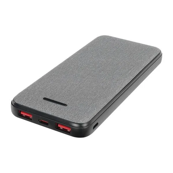 S-LINK Powerbank P108 LCD/PD20W, 10000 mAh, siva