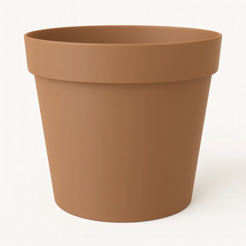 Saksija Melrose fi60/ sa prstenom/moka boja