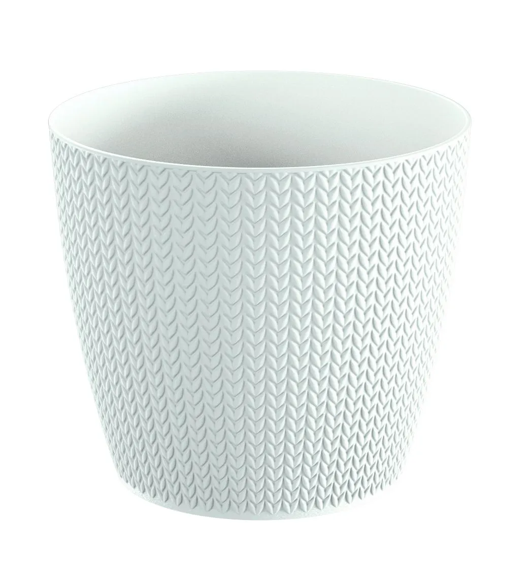 Saksija Wheaty 16Cm Bela