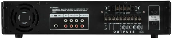 SAL Pojačalo MPA 240BT/ 100V/4-8 Ohm 6 zona