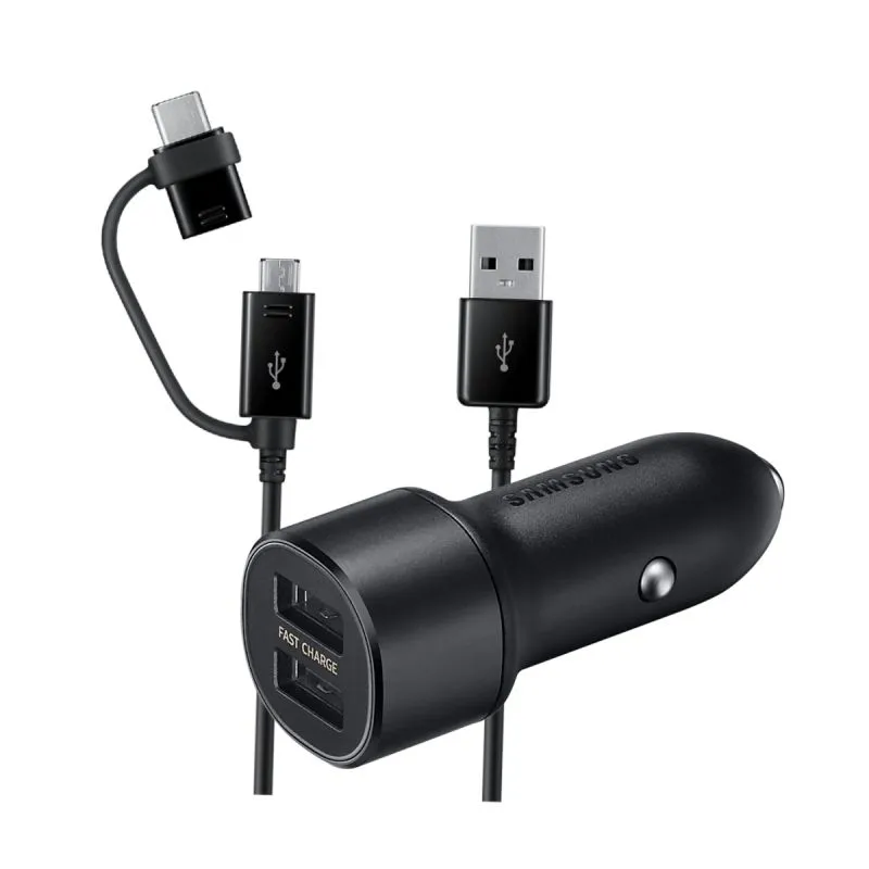 SAMSUNG Auto punjač dual fast 15W EP-L1100-WBE/ crna
