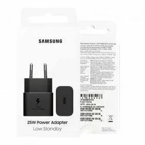 SAMSUNG Kućni punjač 25W Tip-C, crna