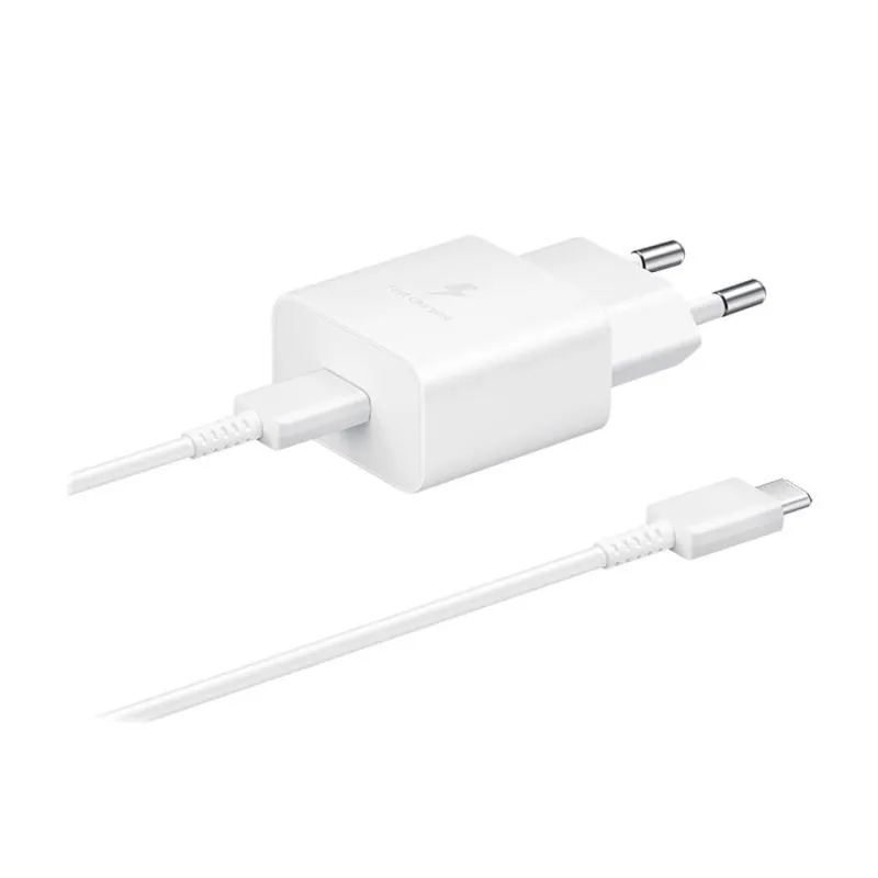 SAMSUNG Kućni punjač EP-T1510-XWE FAST Type C 15W sa kablom / bela