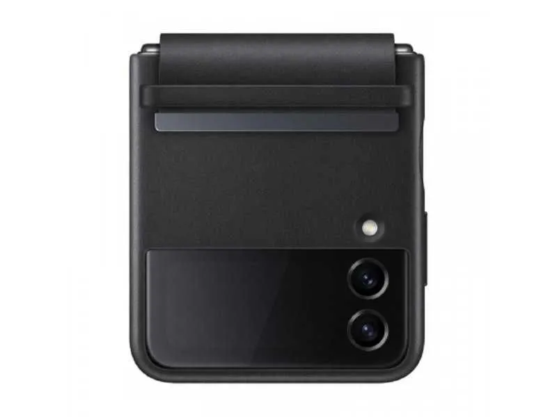 SAMSUNG Maska kožna za Z FLIP 4/ EF-VF721-LBE/ crna