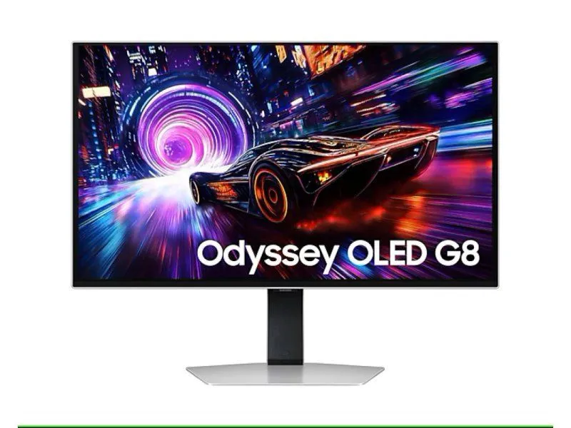 SAMSUNG Monitor LS27FG810SUXEN 27/OLED/3840x2160/240Hz/0/03msGTG/HDMI/DP/DP/freesync/srebrna