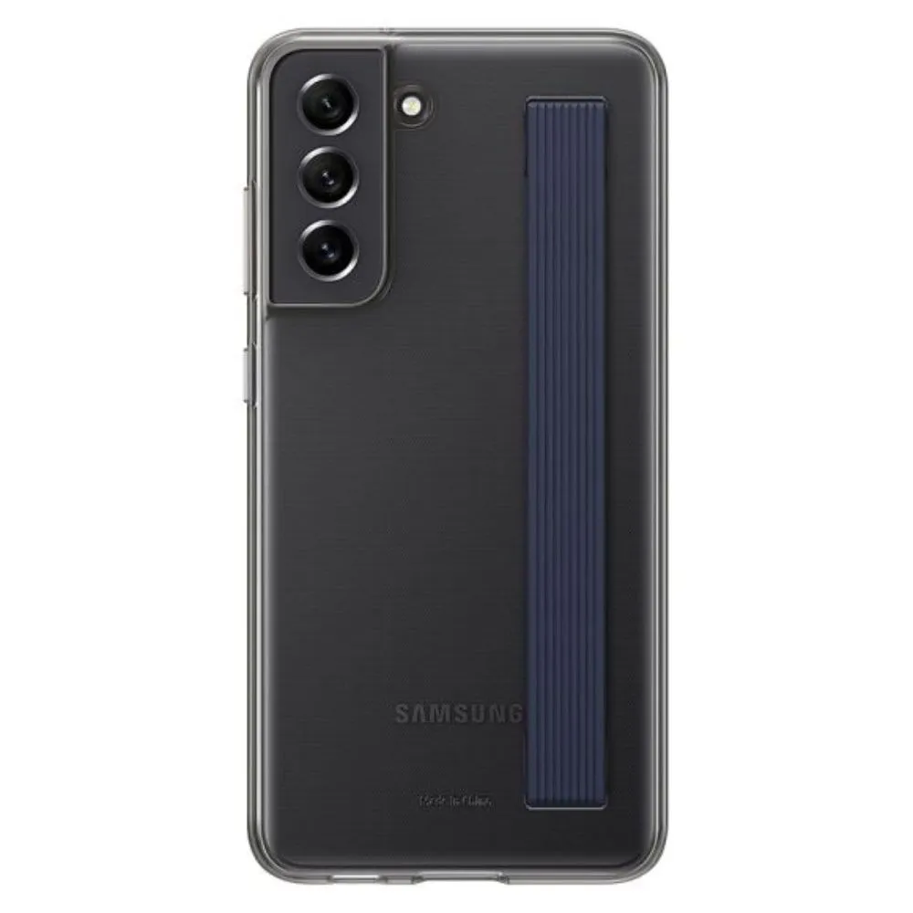 SAMSUNG Silikonska maska za Galaxy S21 FE strap/ crna