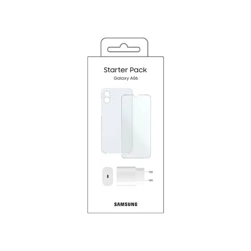 SAMSUNG StarterPack za A06 (punjač+staklo+futrola)