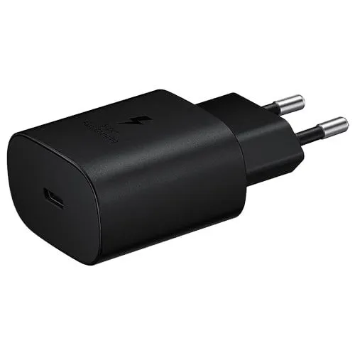 SAMSUNG Super brzi kućni punjač 25W Tip C džek, crna