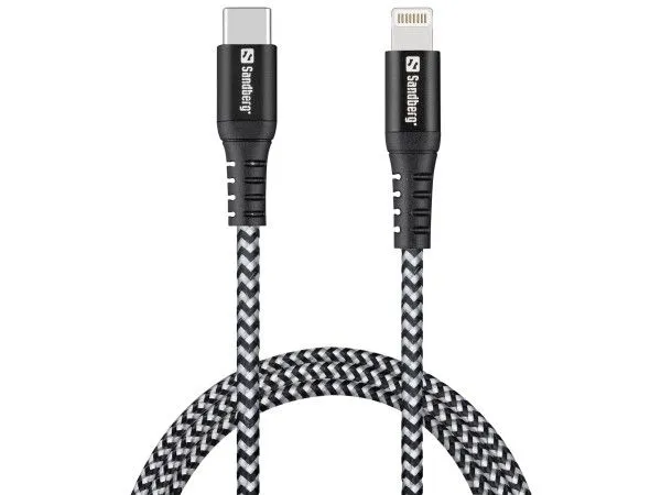 SANDBERG Kabl Survivor 441-55 USB-C/Lightning, 1m
