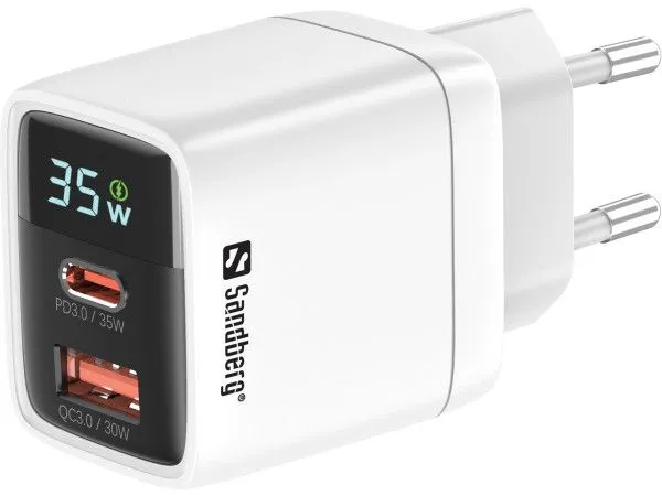 SANDBERG Kućni punjač 2u1 441-52 1xUSB/1xUSB-C/ 35W