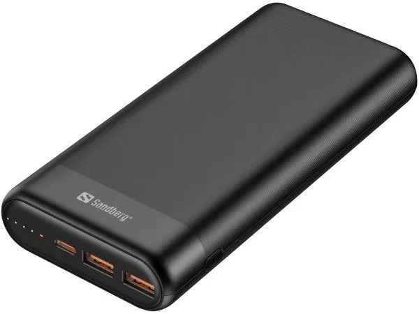 SANDBERG Powerbank 420-62, 65W+2xQC3.0, 20000 mAh