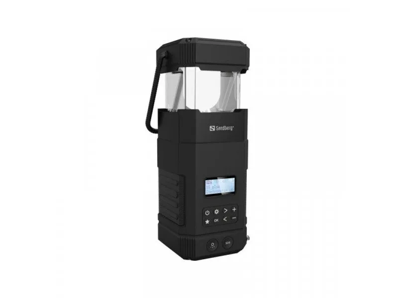 SANDBERG Powerbank Survivor Lantern, Bluetooth, zvučnik/FM/lampa, 10000 mAh