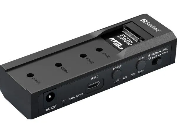 SANDBERG USB Docking M2 + NVMe + SATA 136-49