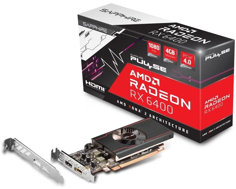 SAPPHIRE Grafička karta RX 6400 4GB PULSE GAMING 4GB