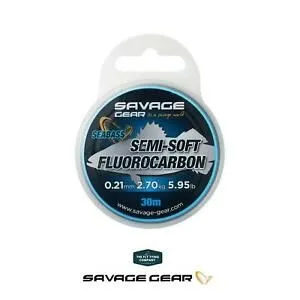 SAVAGE GEAR FLUOROCARBON SG SEMI-SOFT LRF 0,17MM , 30M