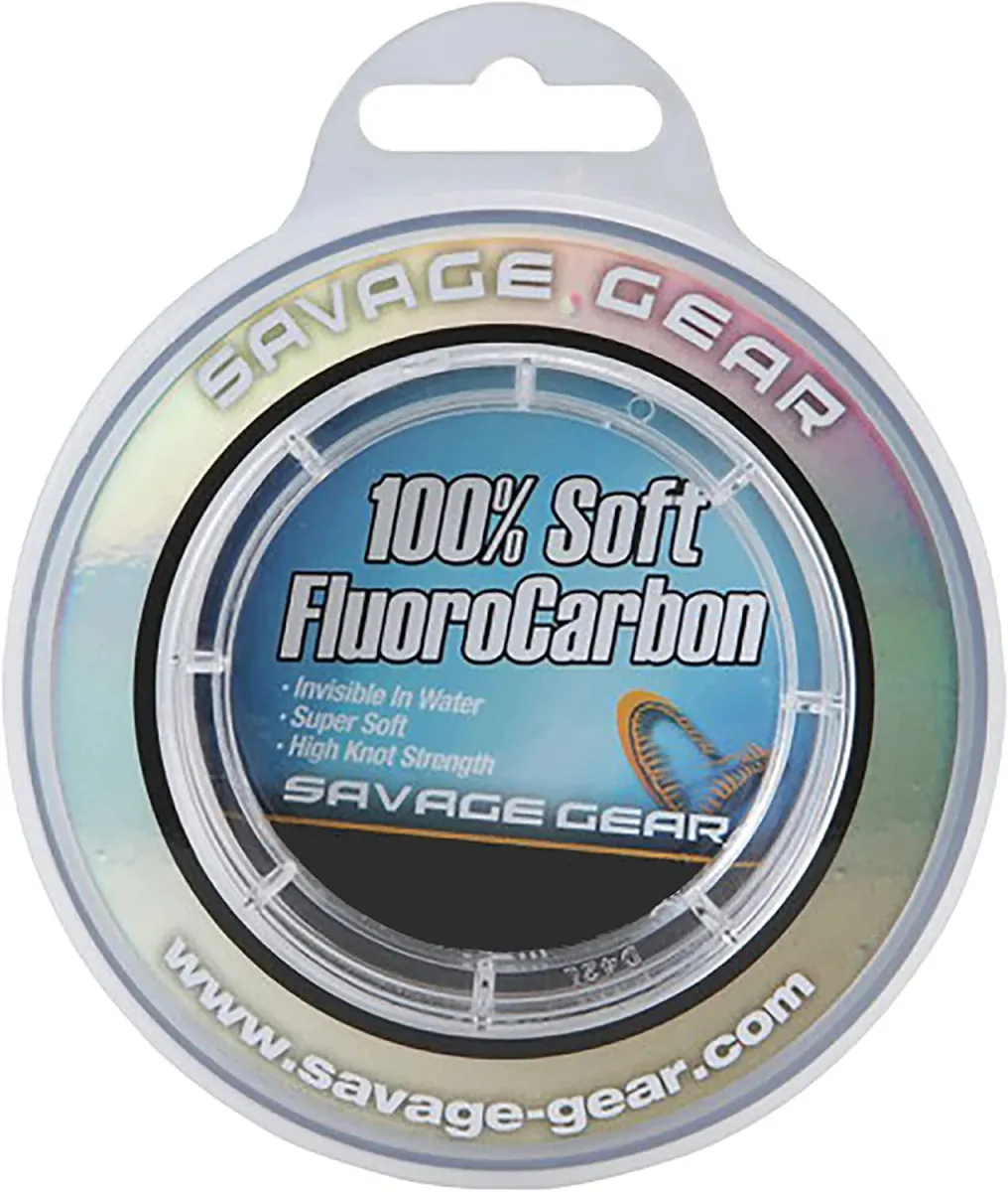 SAVAGE GEAR FLUOROCARBON SG SOFT 0,22MM , 50M -CLEAR