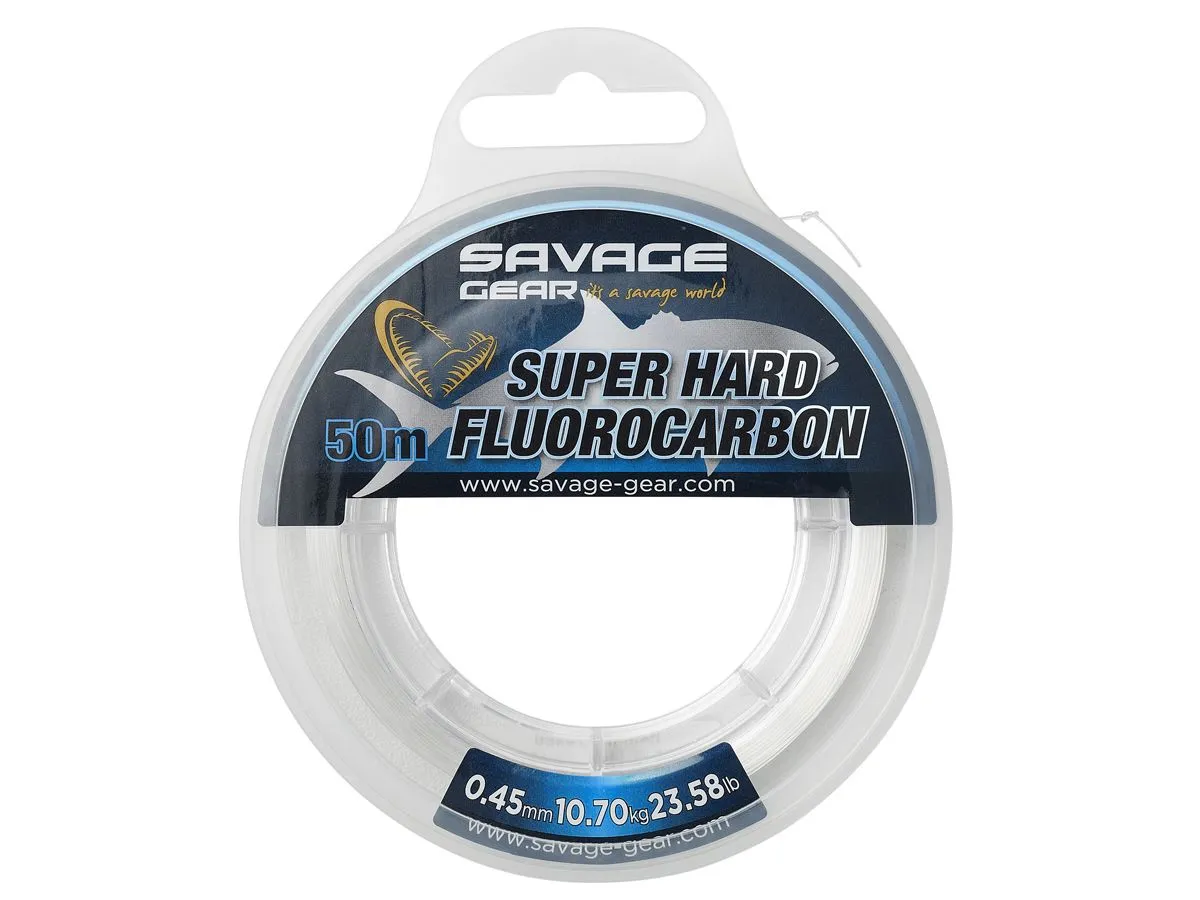 SAVAGE GEAR FLUOROCARBON SG SUPER HARD 0,55MM , 50M