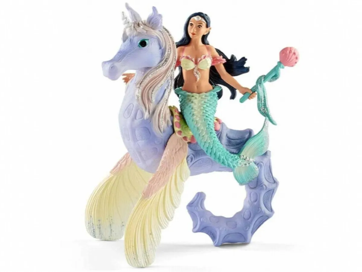 SCHLEICH Isabelle -sirena na morskom konju