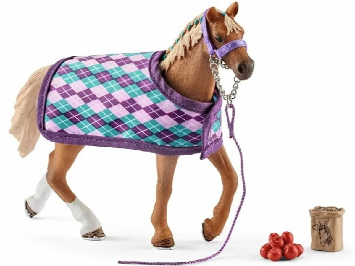 SCHLEICH Konj Engleske rase sa ćebetom