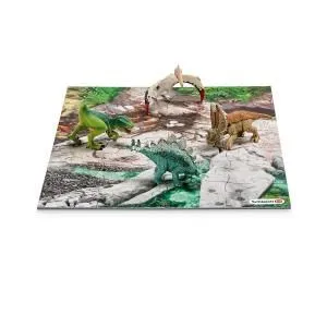 Schleich Mali dinosauros sa podlogom od puzli