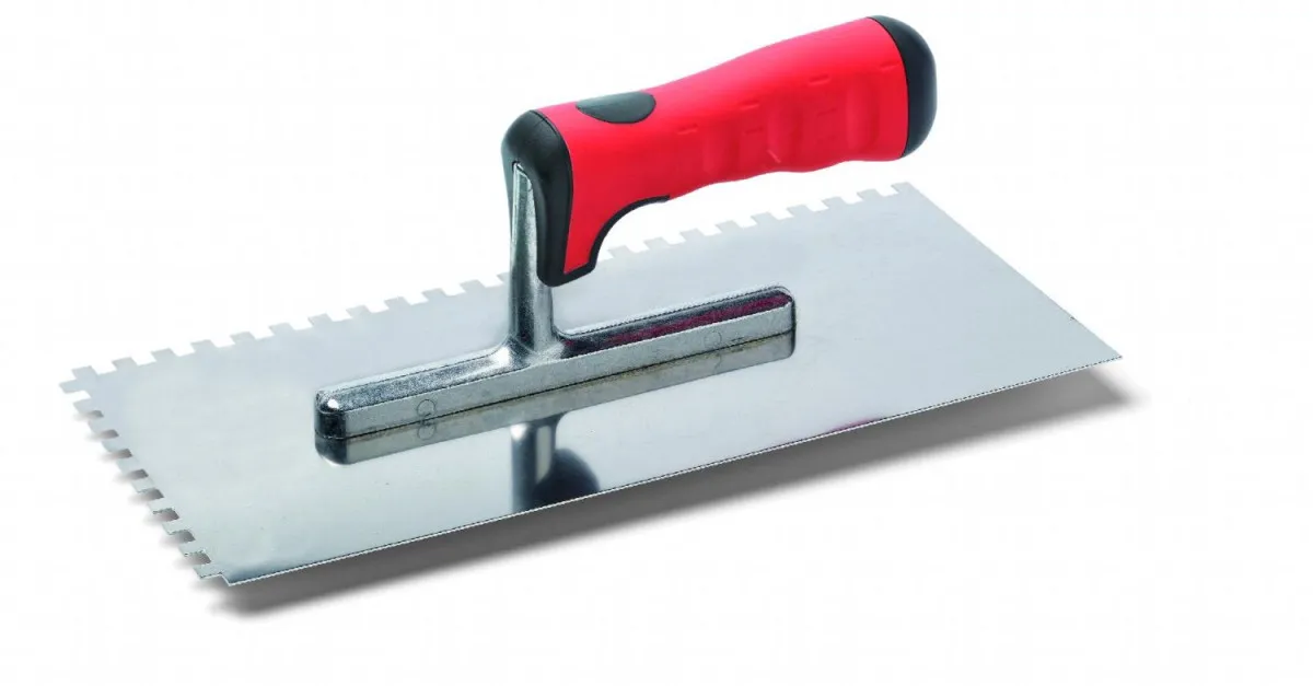 SCHULLER Gleter rostfraj nazubljeni 8 x 8 mm /28 x 13 cm profi