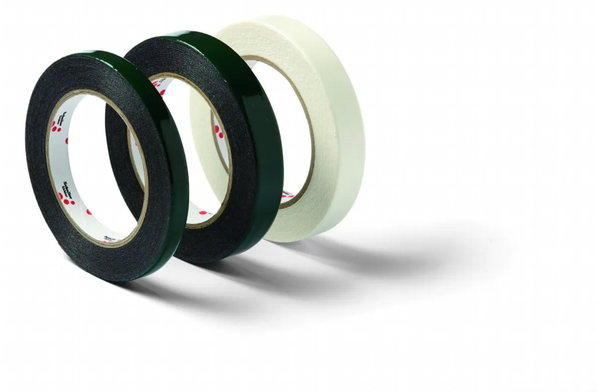 SCHULLER Traka duplo lepljiva 12 mm crna soft