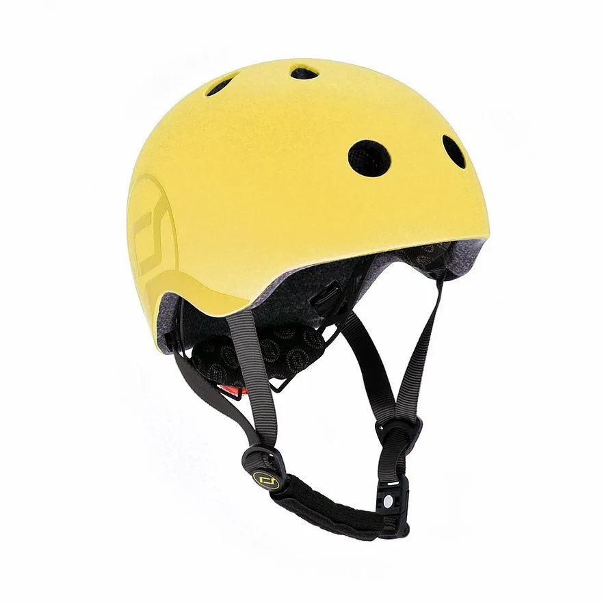 SCOOT AND RIDE Kaciga za decu Lemon/ S-M