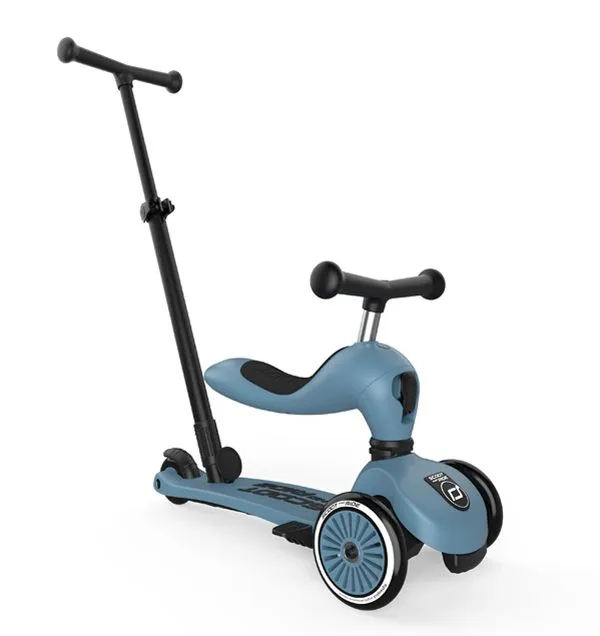 SCOOT AND RIDE Trotinet za decu Highwaykick 1 - Push and go Steel
