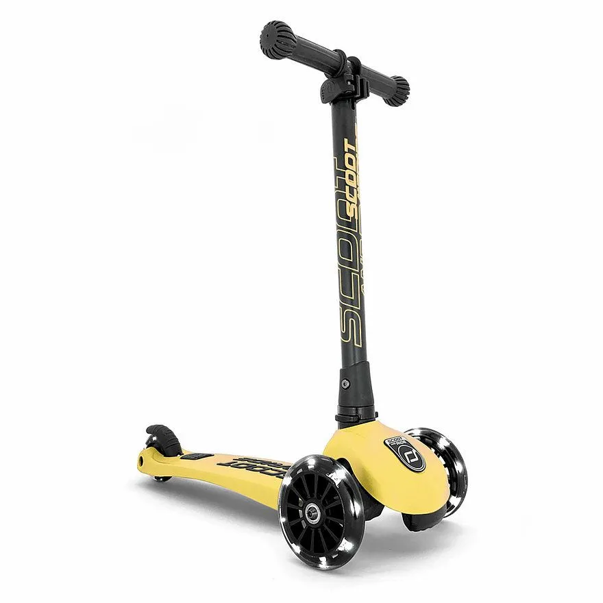 SCOOT AND RIDE Trotinet za decu Highwaykick 3 LED Lemon