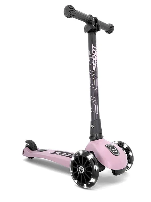 SCOOT AND RIDE Trotinet za decu Highwaykick 3 LED Rose
