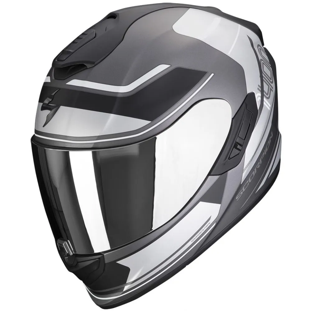 SCORPION Exo-1400 evo air vittoria matt silver white