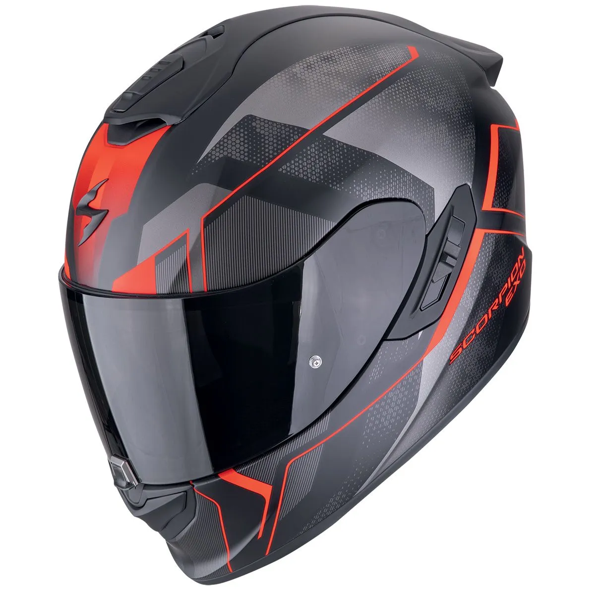 SCORPION Exo-1400 evo ii air intensio matt black-red