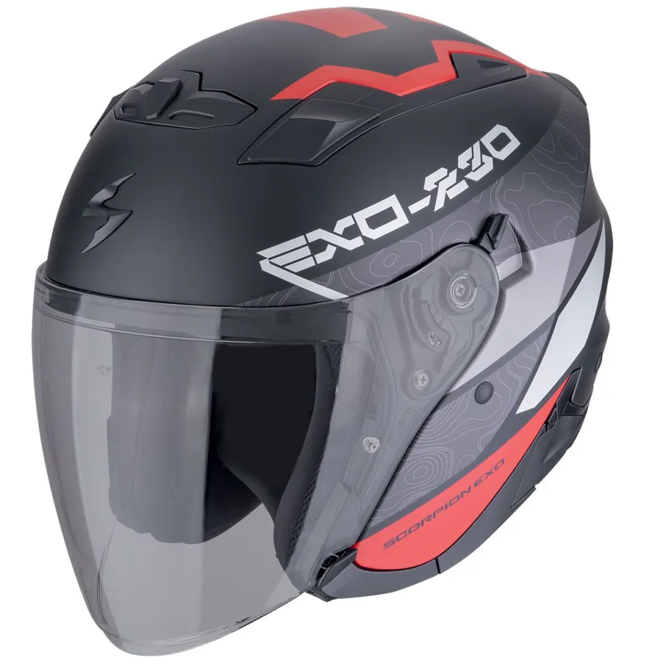 SCORPION Exo-230 band matt black-red-silver