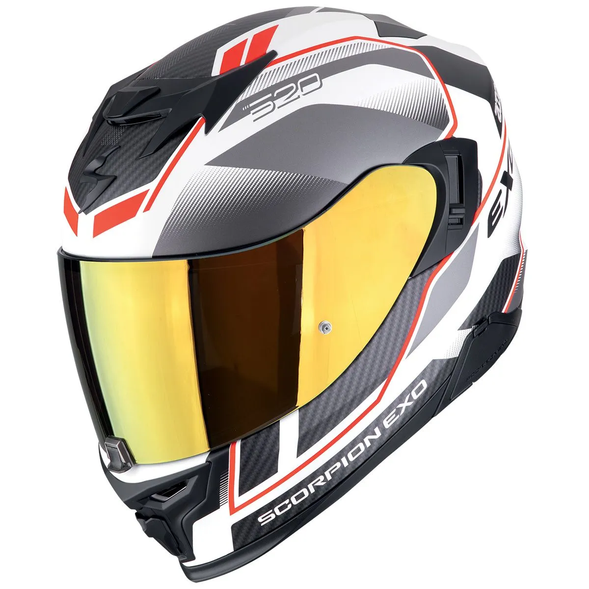 SCORPION Exo-520 evo air lena matt white silver red