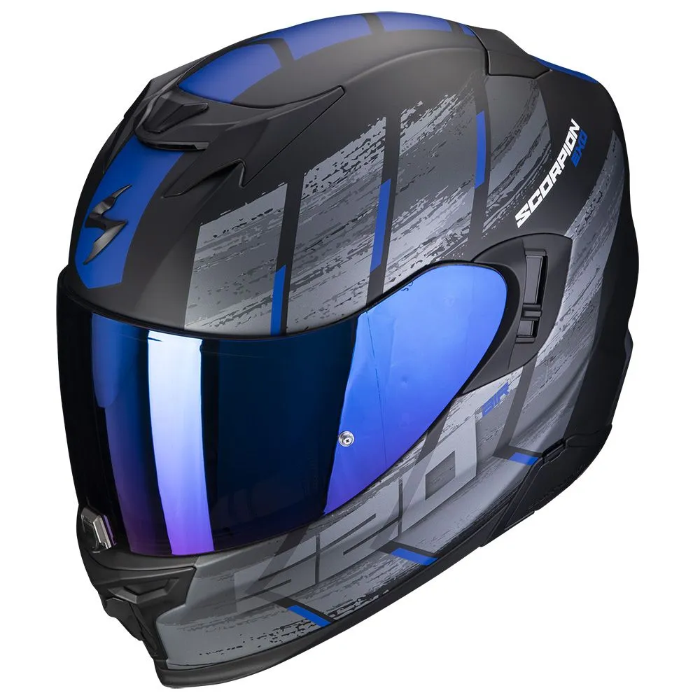 SCORPION Exo-520 evo air maha matt black blue
