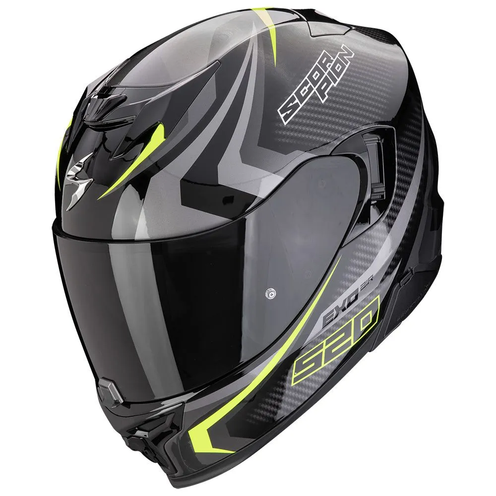 SCORPION Exo-520 evo air terra black-silver-yellow