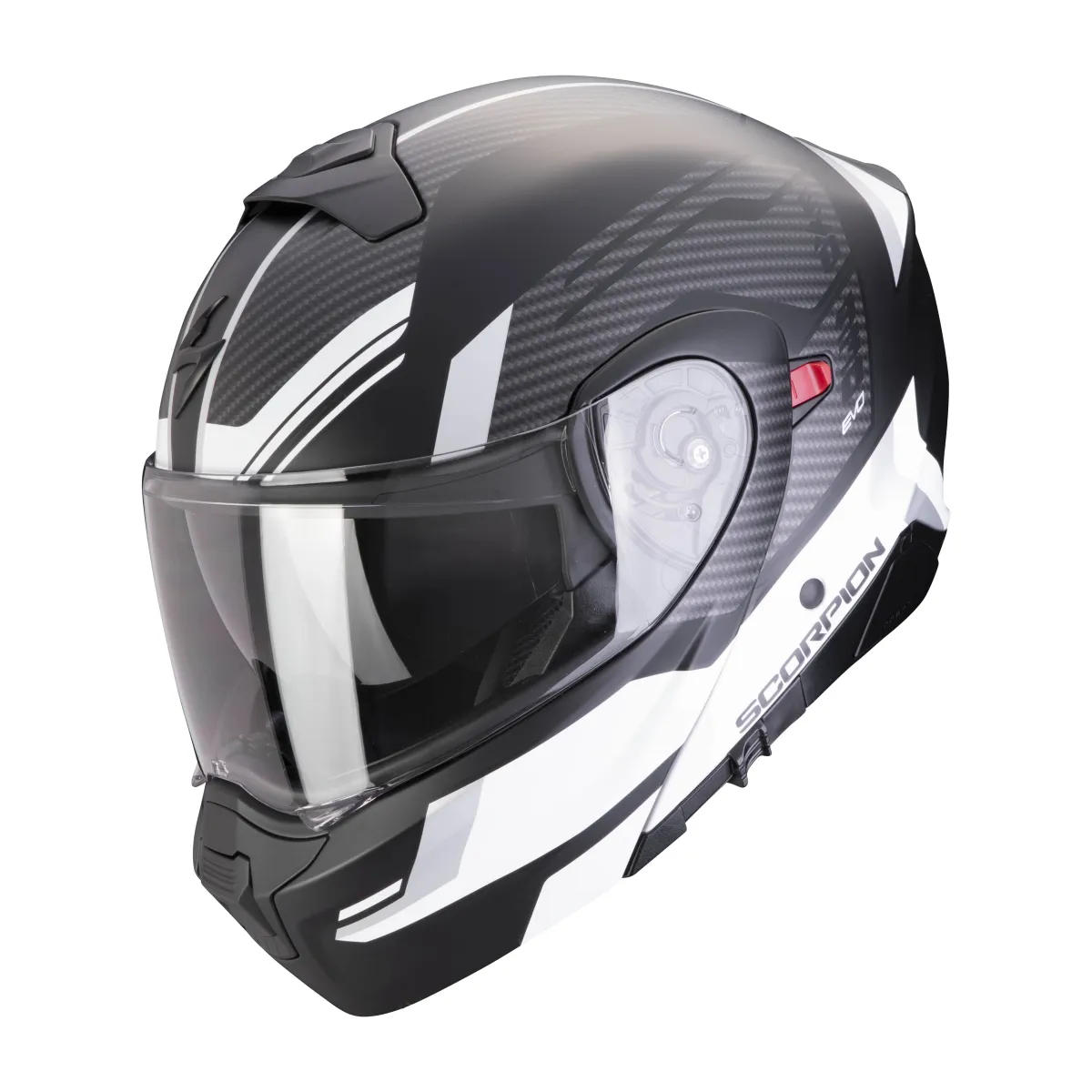 SCORPION Exo-930 evo sikon matt black-silver-white