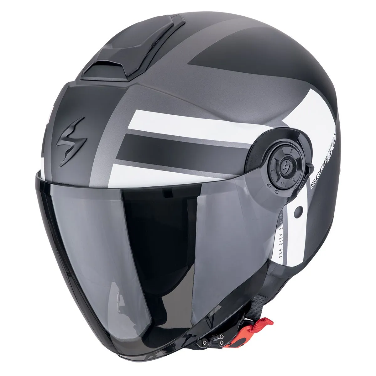 SCORPION Exo-city ii blur silver matt-black-white