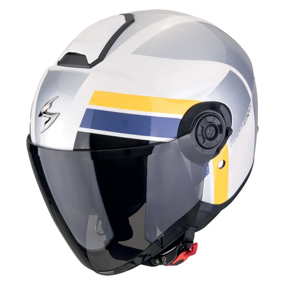 SCORPION Exo-city ii blur white-silver-yellow