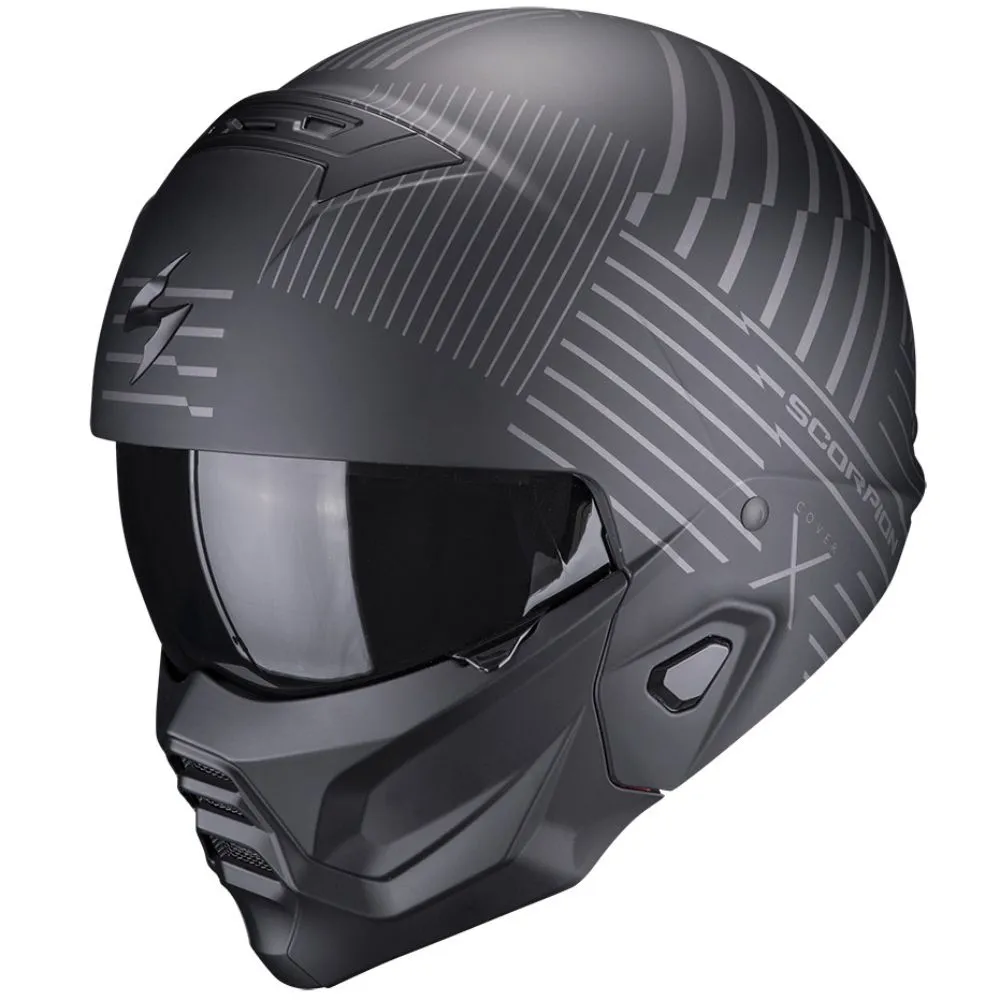SCORPION Exo-combat ii miles matt black-silver