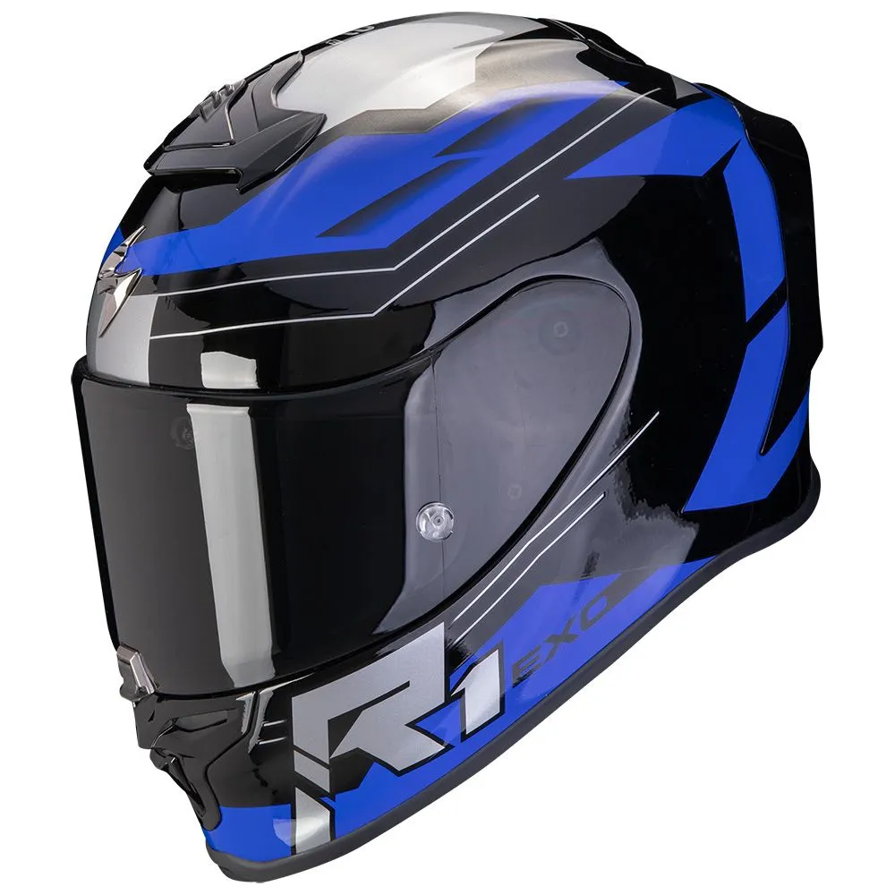 SCORPION Exo-r1 evo air blaze black-blue