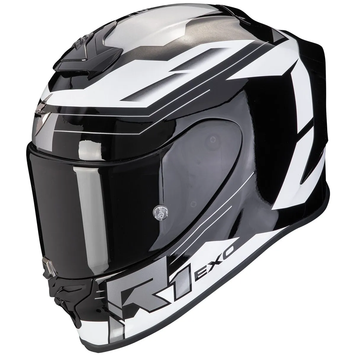 SCORPION Exo-r1 evo air blaze black-white