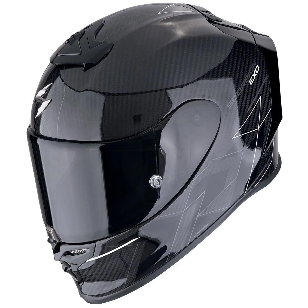 SCORPION Exo-r1 evo carbon air cynergy black-white kaciga
