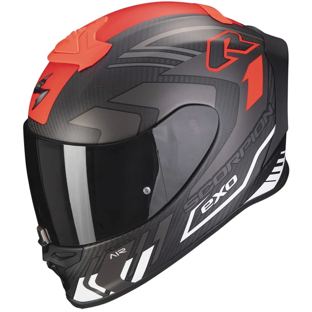 SCORPION Exo-r1 evo carbon air supra mat black silver white