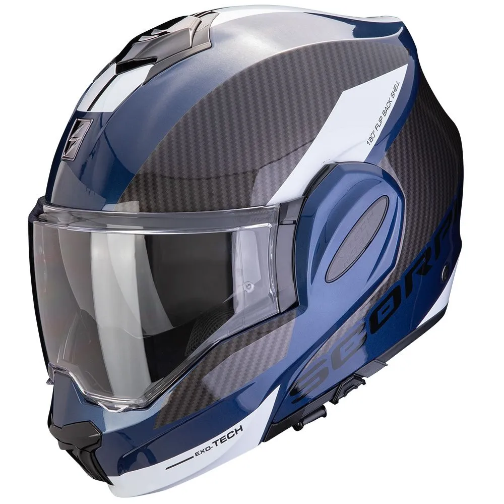 SCORPION Exo-tech evo team blue-black-white