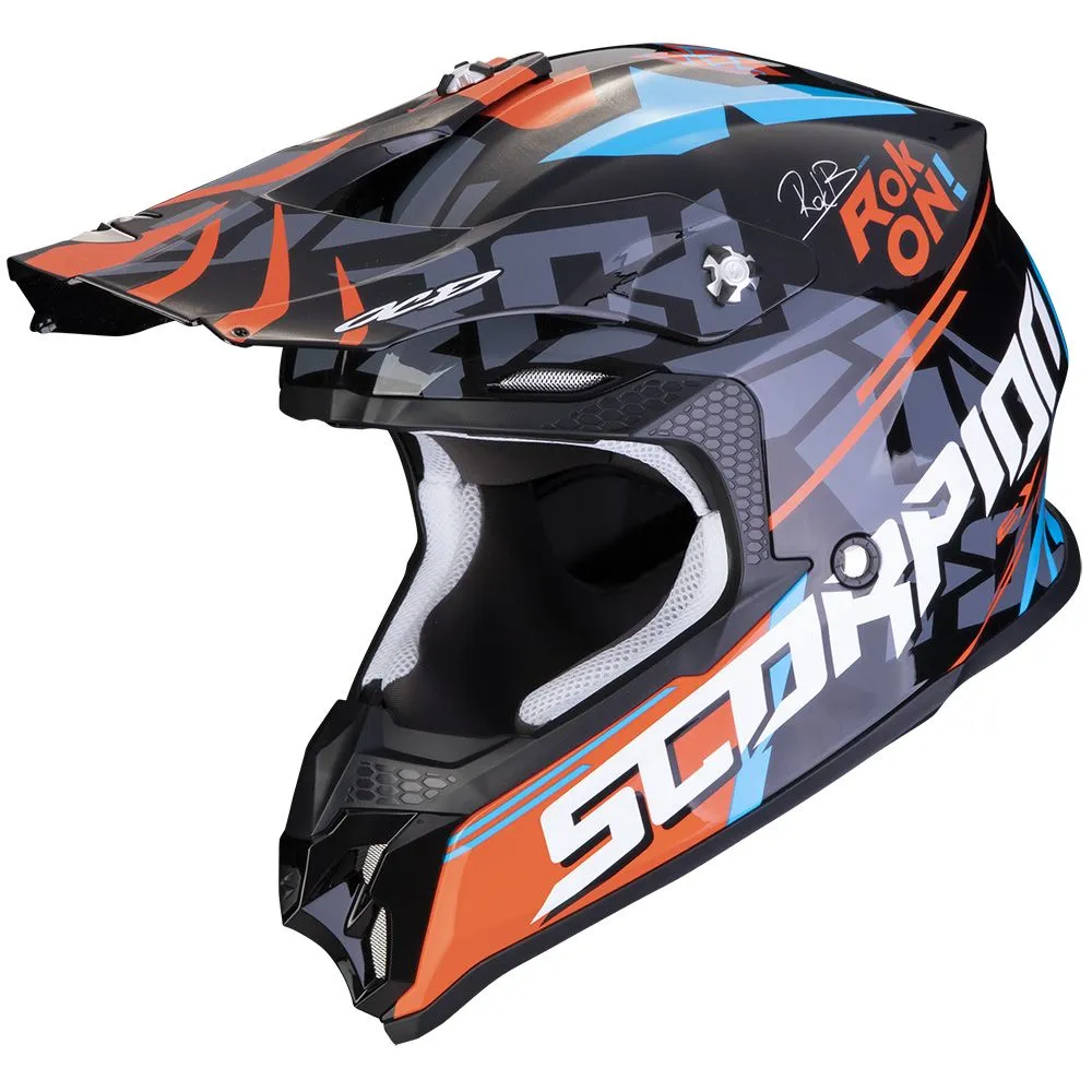SCORPION Vx-16 evo air rok black orange