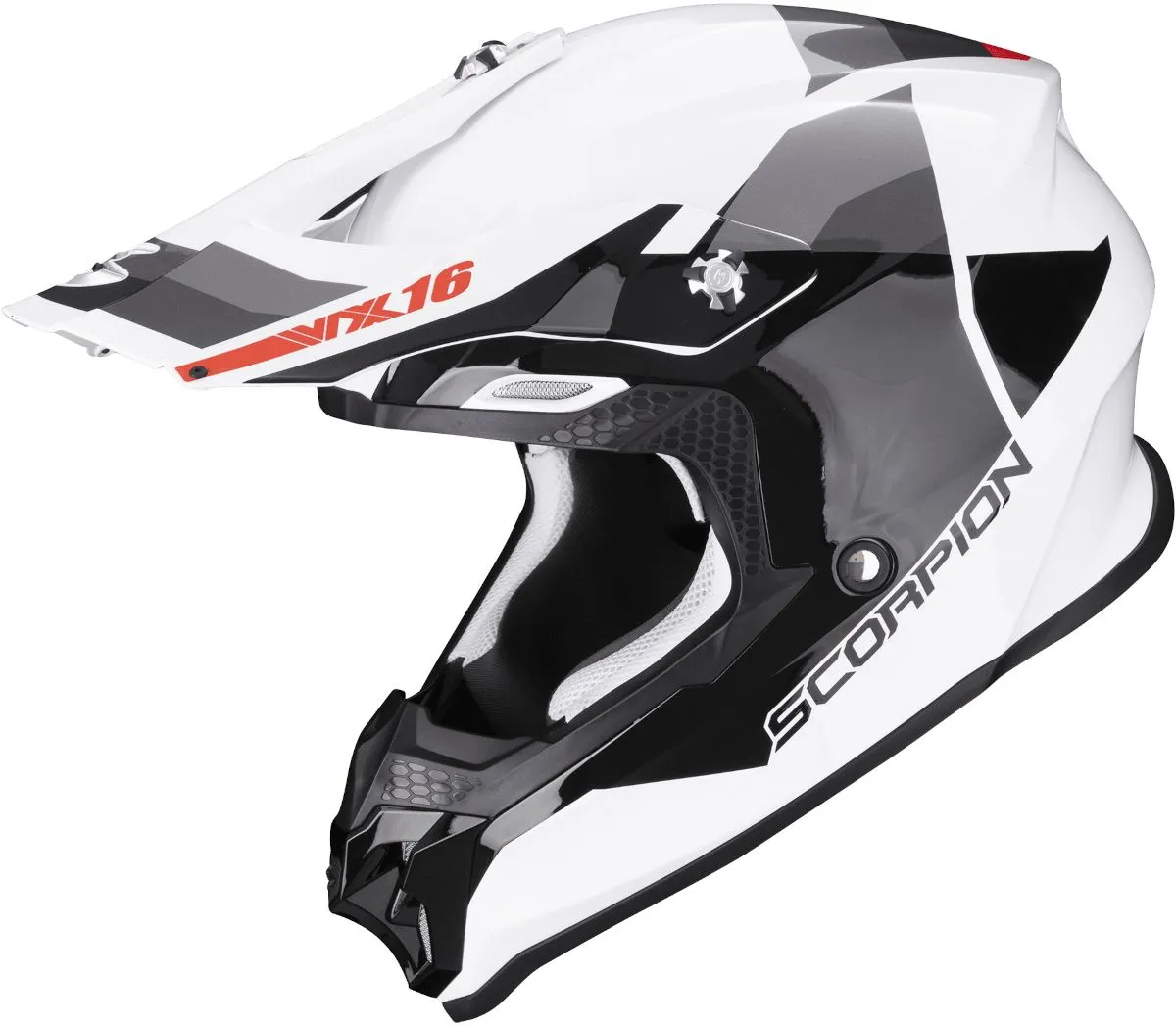 SCORPION Vx-16 evo air spectrum white silver